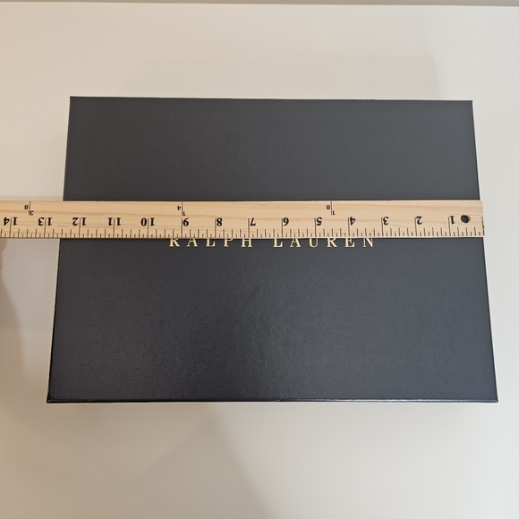 Ralph Lauren empty navy box with gold letters - Picture 3 of 4